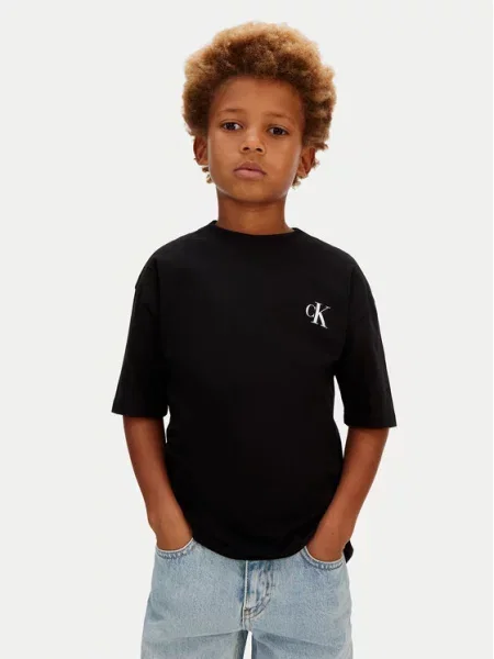 Calvin Klein Jeans T-Shirt Bridge μαύρο