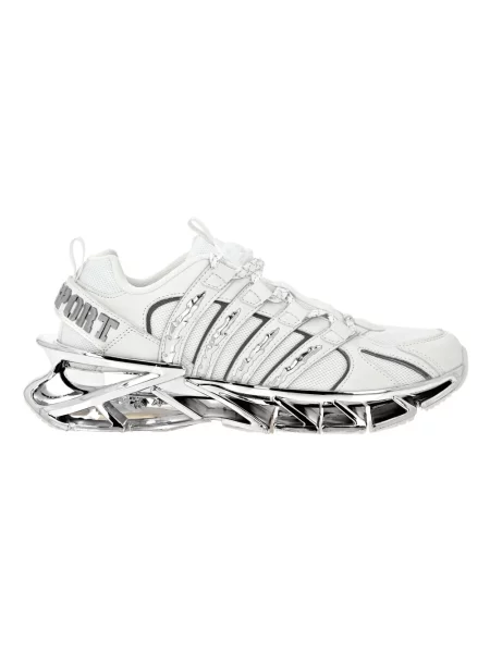 Sneakersy Plein Sport skórzane białe