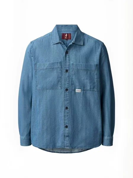 MCS Cămașă MCTristan denim albastru