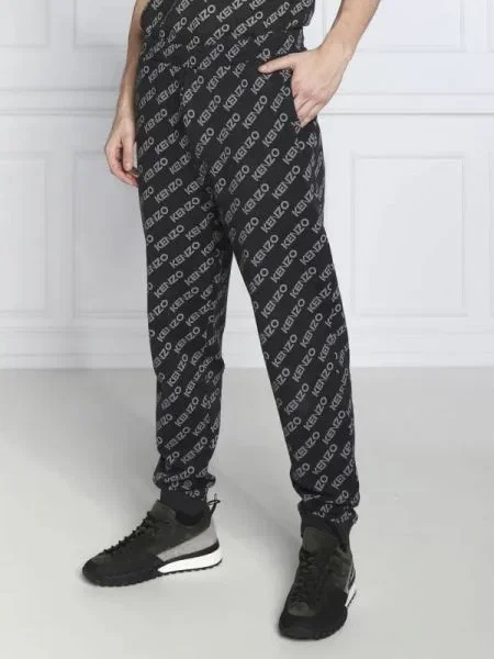 Kenzo Pantaloni de trening MONOGRAM negru