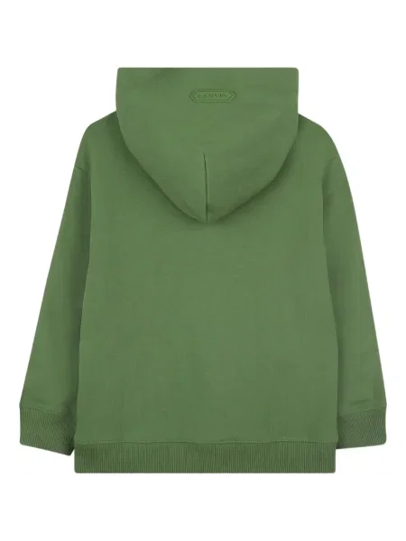 Bluza z kapturem dziecięca Lanvin Enfant zielona