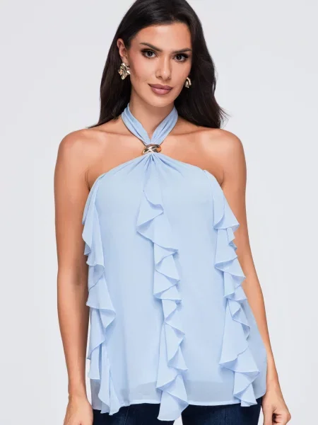 Bluză Ombre alb