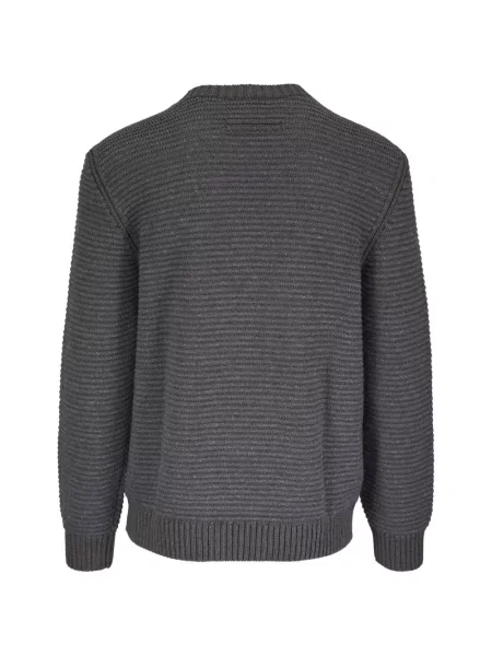 Pulover Zegna cu decolteu rotund gri