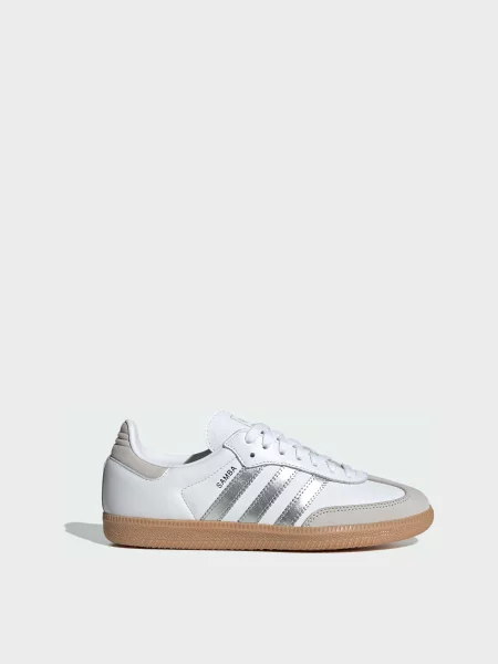 Шкіряні Кеди низькі adidas Samba білий