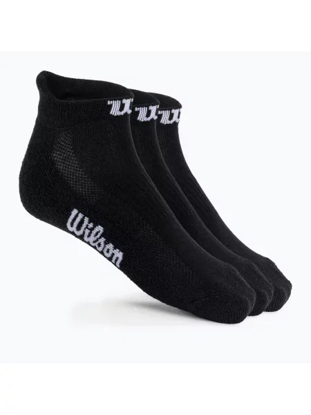 Tenisové ponožky Wilson No Show 3 páry černé