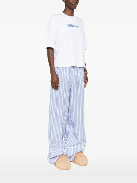Тениска Off-white с принт бяло