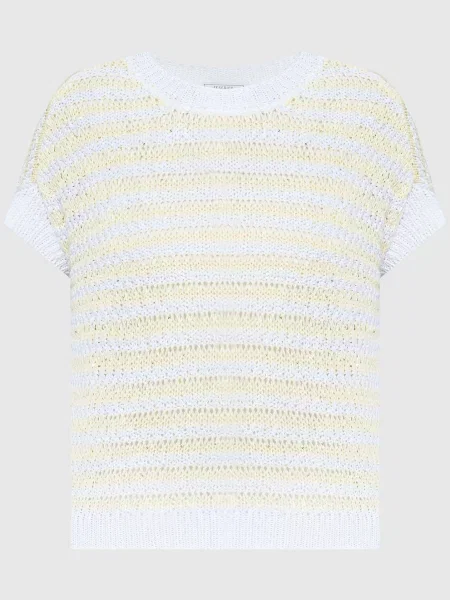 Жилет з паєтками Peserico жовтий