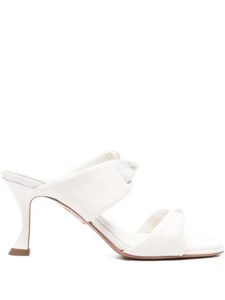 Sandale Aquazzura din piele alb