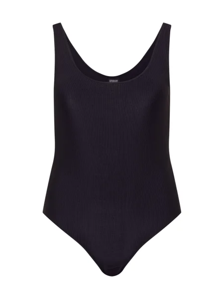 Urban Classics Košeľové body čierna