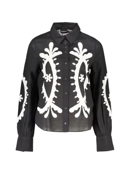 Lung cămașă Desigual negru