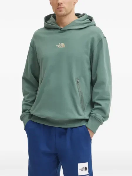 Hanorac cu glugă The North Face cu broderie verde