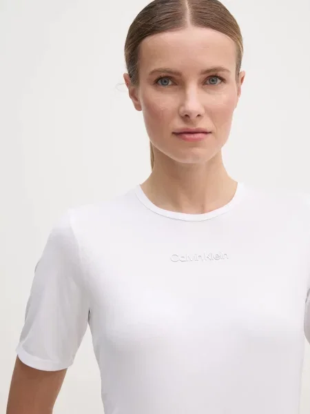 Calvin Klein Performance Kratka majica za vadbo bela