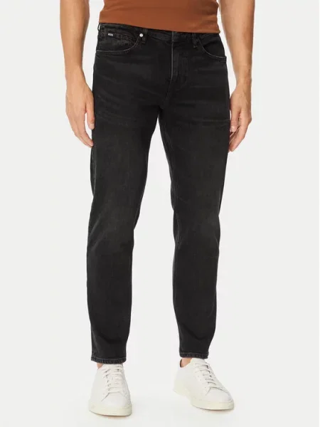 BOSS Jeans hlače Double B črna