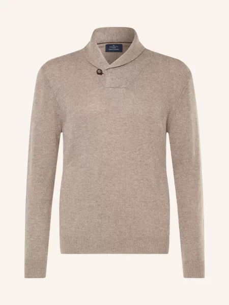 Hackett London Svetry S Merino Vlnou černošedá