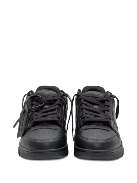 Sneakerși Off-white din piele business alb