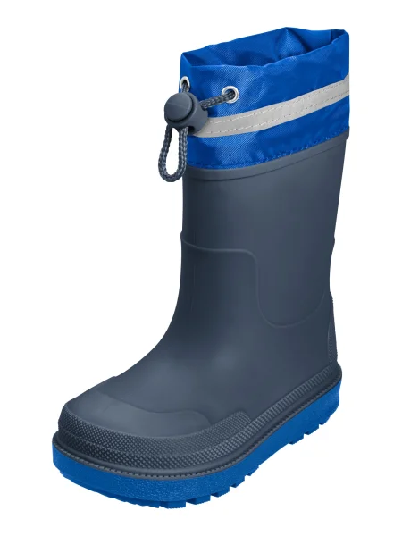 PLAYSHOES Cizme de cauciuc albastru / albastru marin / deschis gri
