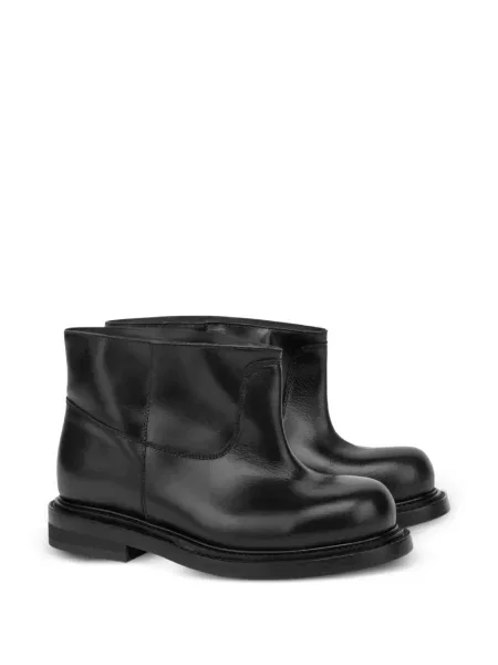 Botine Moschino din piele negru