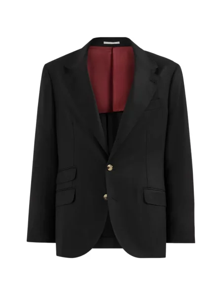 Sacou Brunello Cucinelli de lână negru