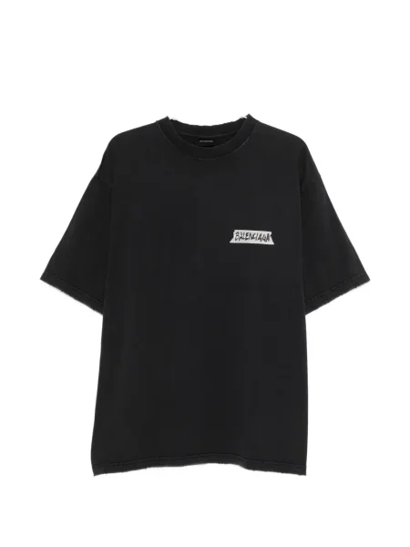 Tricou Balenciaga zdrențuiți negru