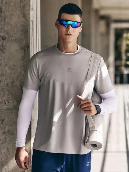 Tommy Life Tričko světle šedá