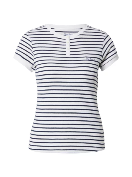 Pepe Jeans Majica mornarska bela