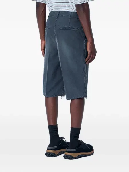 Pantaloni scurți Visvim zdrențuiți gri