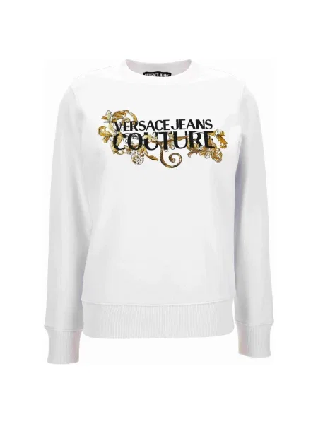 Sweter Versace Jeans Couture biały