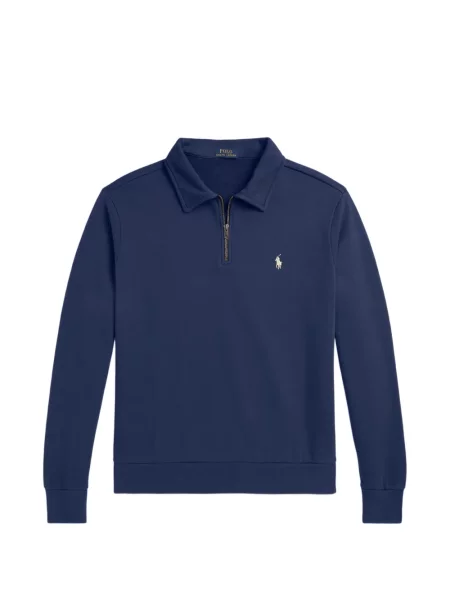 Μεταξωτό καρό polo Polo Ralph Lauren με αυτόγραφο μαύρο
