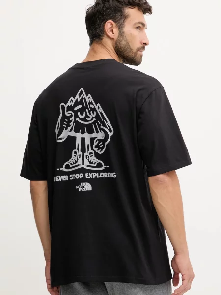 Тениска The North Face Mountain Fun черно