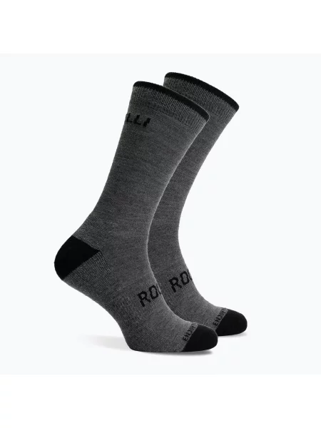 Шкарпетки для велоспорту Rogelli Wool Wintersocks сірі
