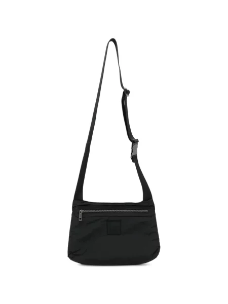 Geantă crossbody Maison Kitsune cu autograf negru
