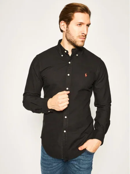 Cămașă Polo Ralph Lauren negru