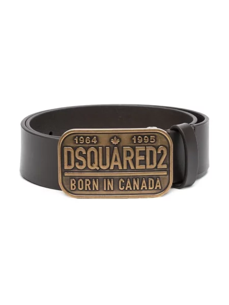 Pasek dziecięcy Dsquared2 brązowy
