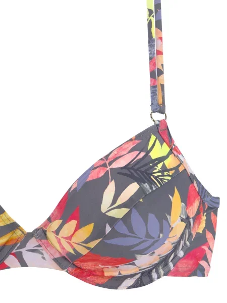 VIVANCE Bikini zgornji del / mešane barve siva