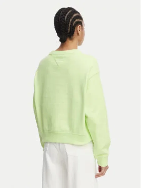 Mikina Tommy Jeans zelená