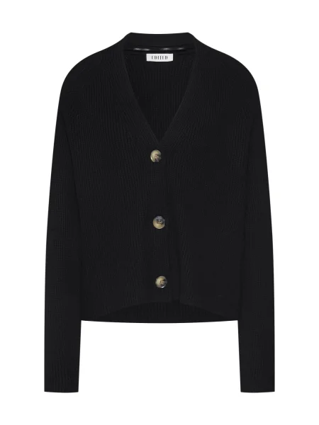 EDITED Geacă tricotată Logan' negru