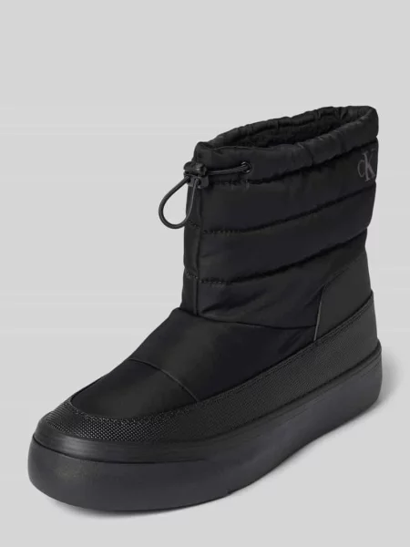 Calvin Klein śniegowce VULC FLATF SNOWBOOT czarny