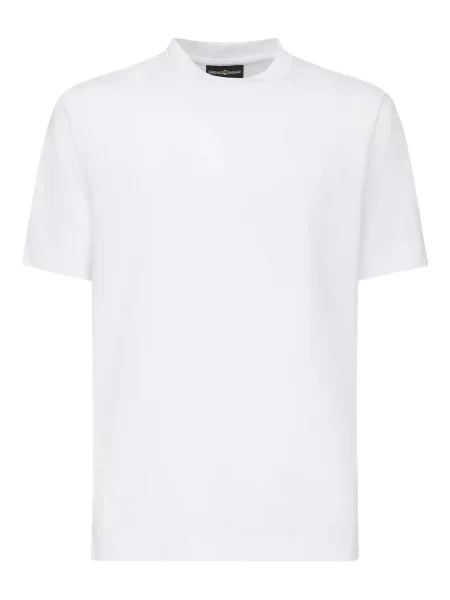 Къс тениска Giuliano Galiano бяло