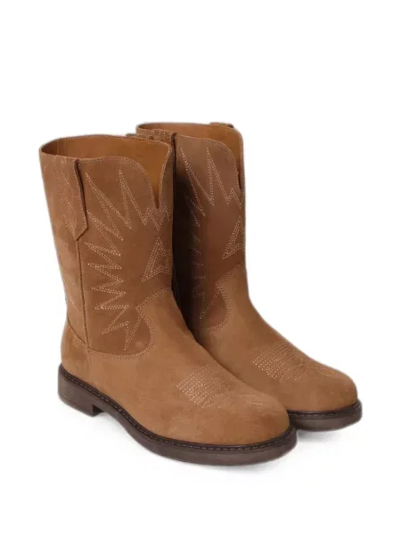 Botki dziecięce Golden Goose brązowe