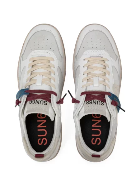 Sneakerși Sun68 alb