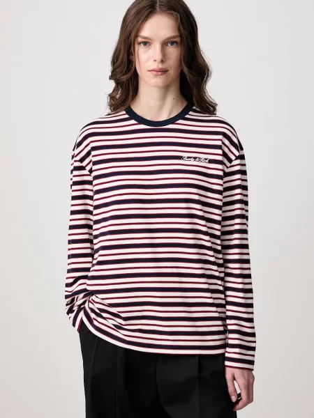 Sporty & Rich longsleeve Signature Logo