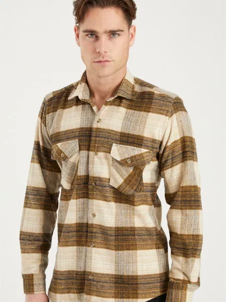 Cămașă în carouri Dewberry negru