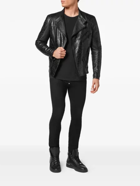 Geacă Philipp Plein cu imagine negru