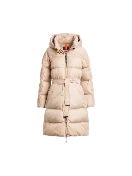 Krótka kurtka Parajumpers z kapturem beżowa