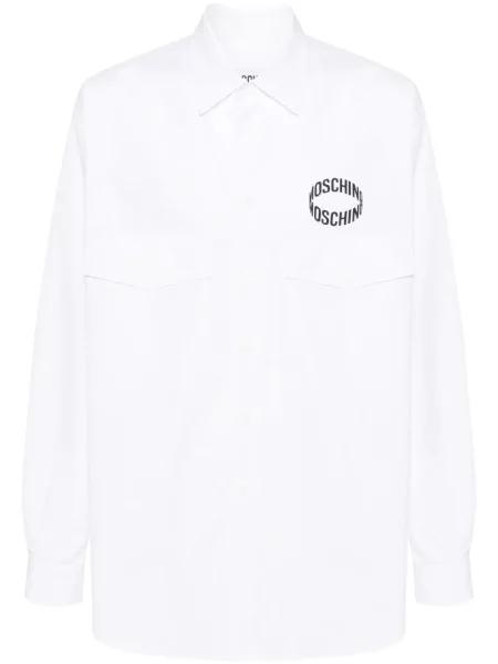 Cămașă Moschino cu imagine alb
