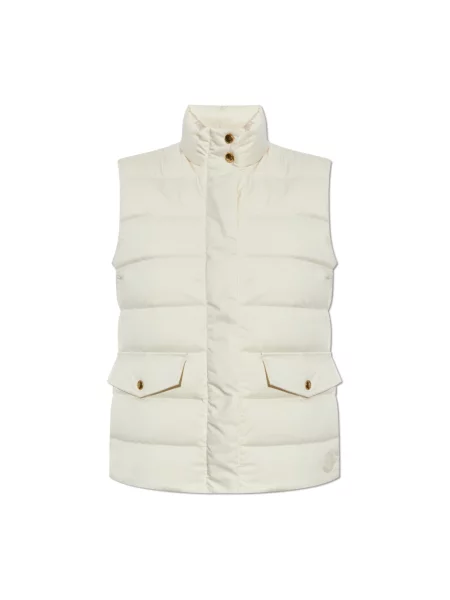 Kamizelka puchowa Moncler beżowa