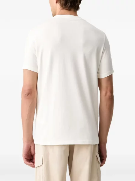 Scurt tricou Karl Lagerfeld alb