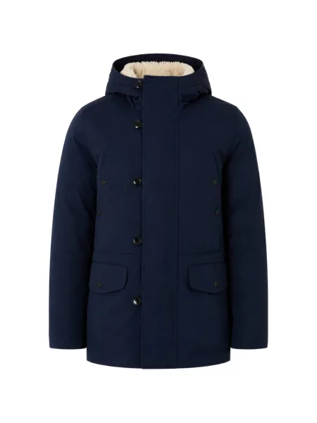 Geacă Paul Smith cu glugă albastru