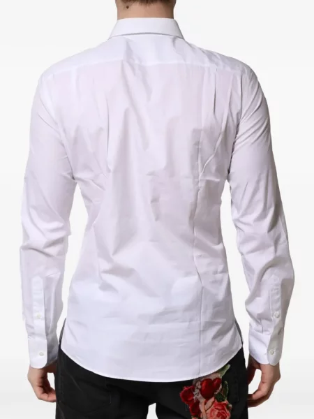 Cămașă Dolce & Gabbana din poplin alb