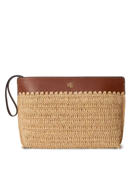Lauren Ralph Lauren kosmetyczka beżowa